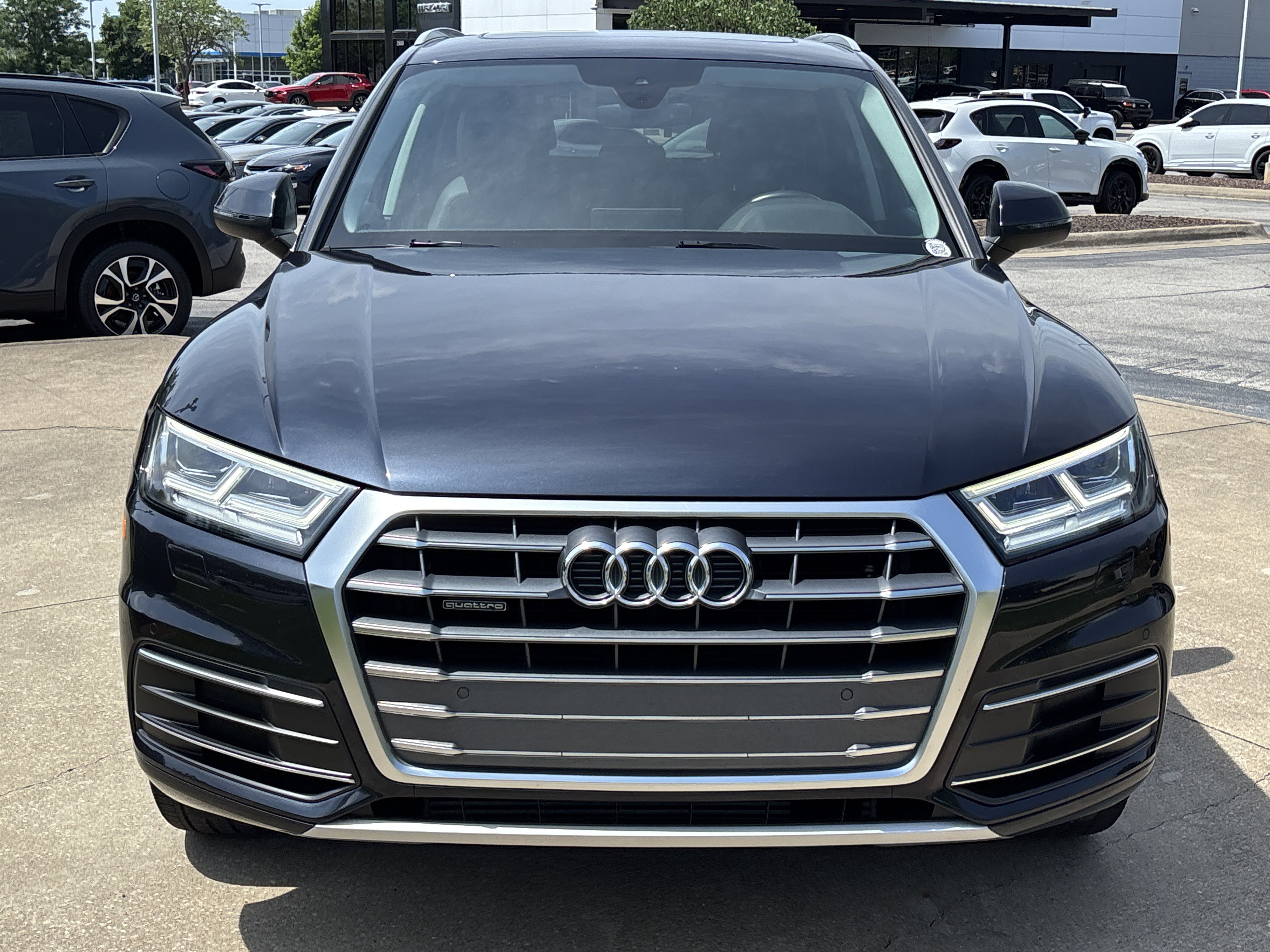 Used 2018 Moonlight Blue Metallic Audi 2.0T Premium Plus AWD image 13