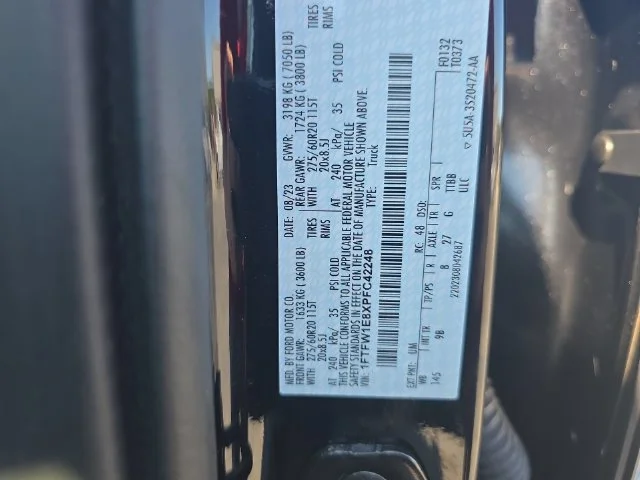 Used 2023 Black Ford Platinum image 36