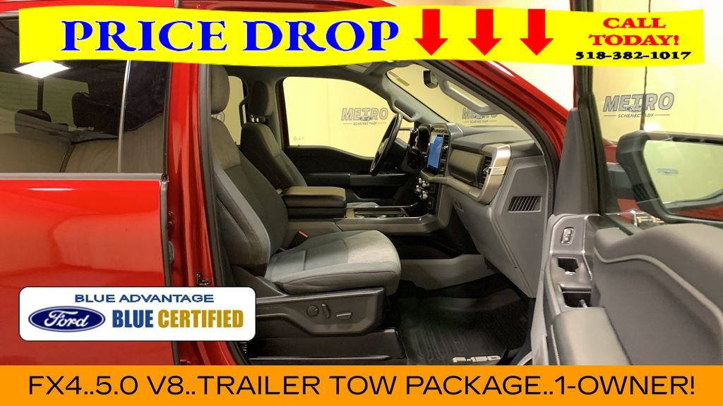 Certified Used 2021 Red Metallic Ford XLT image 12