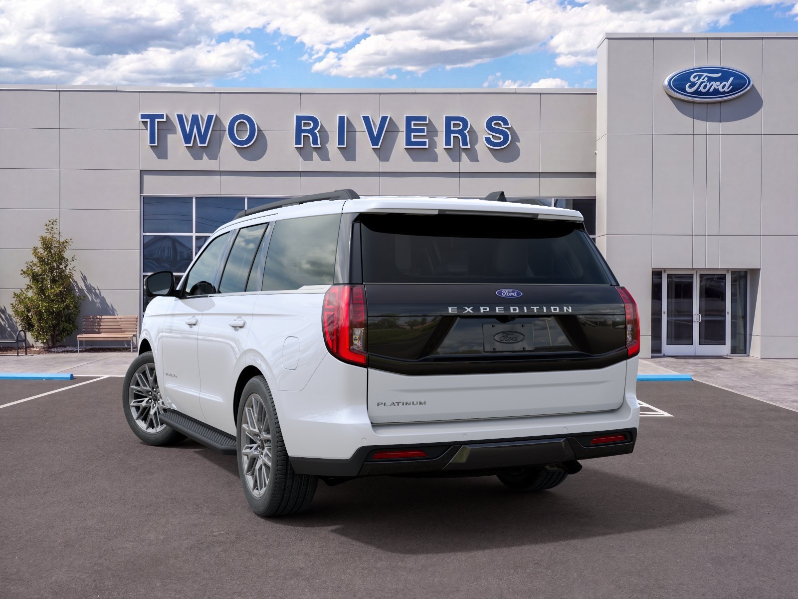 New 2027 Star White Metallic Tri-Coat Ford Platinum image 8