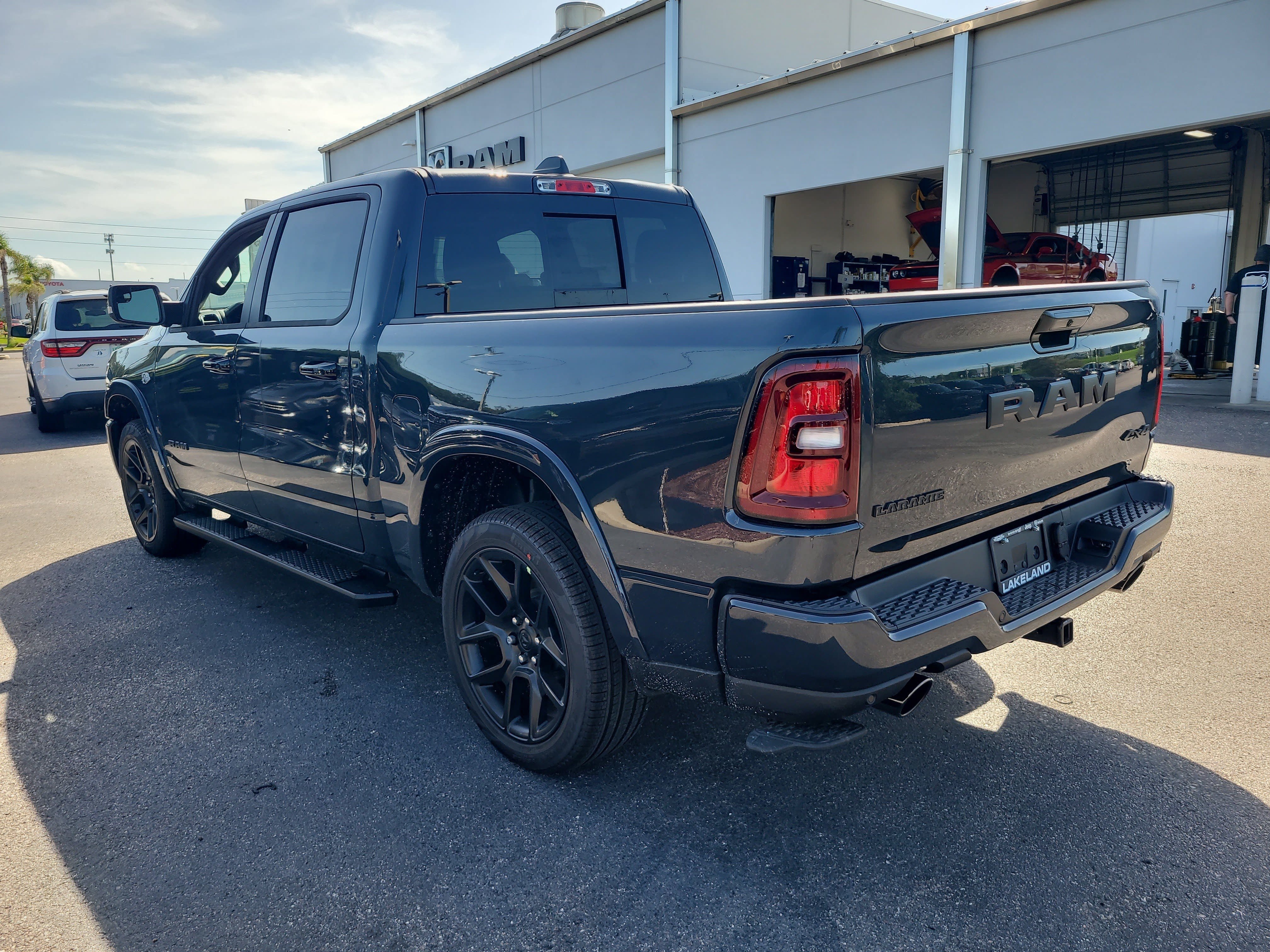 New 2026 Forged Blue Metallic Exterior Paint RAM Laramie image 8