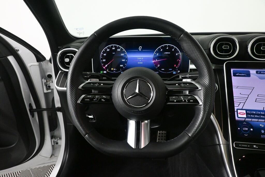 Certified Used 2023 MANUFAKTUR Moonlight White Metallic Mercedes-Benz C 300 image 2