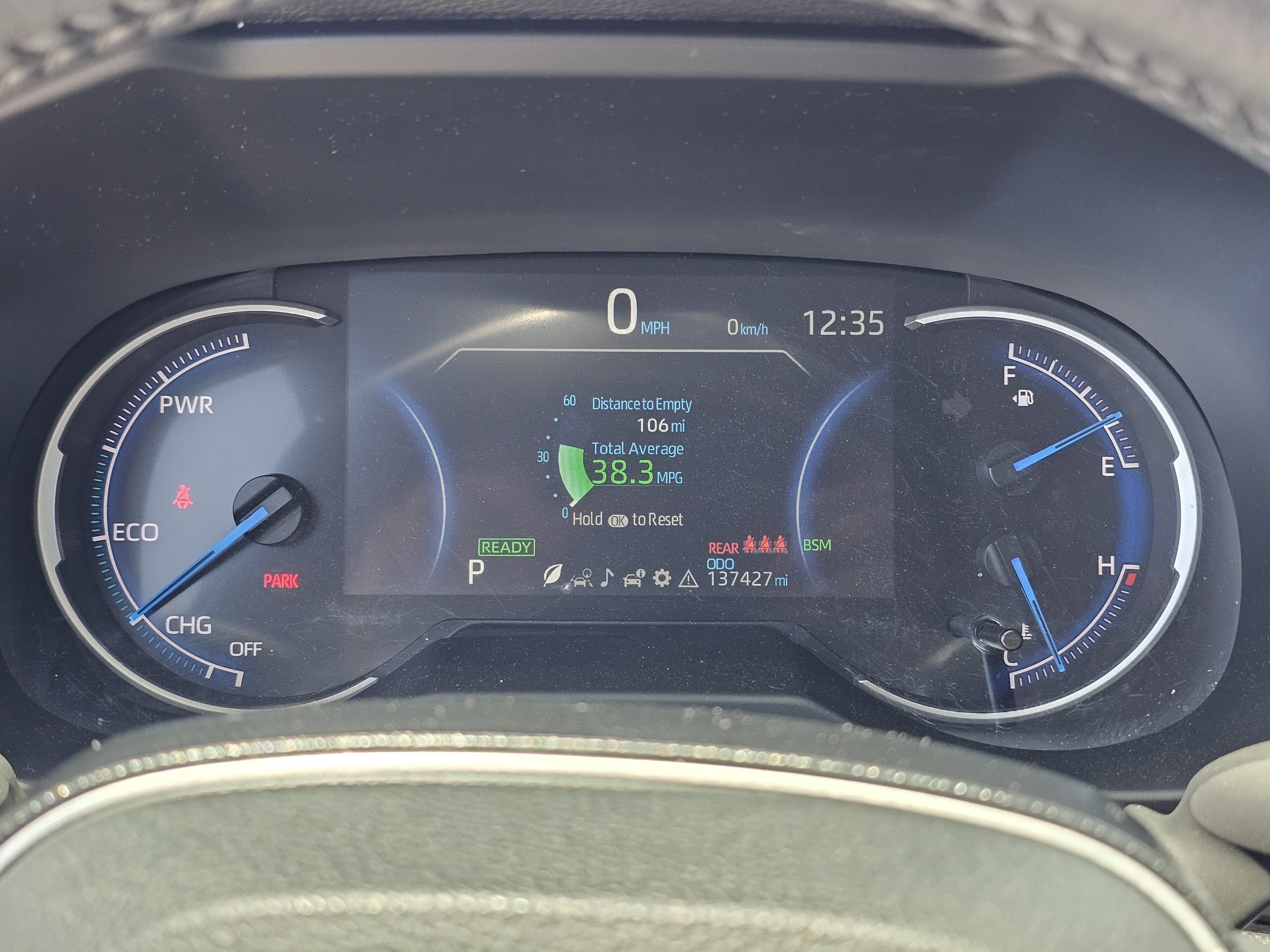 Used 2021 Blizzard Pearl/Midnight Black Metallic Toyota Hybrid XSE image 24