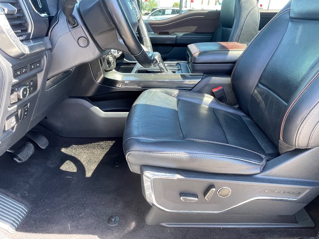 Used 2021 Carbonized Gray Metallic Ford LARIAT image 16