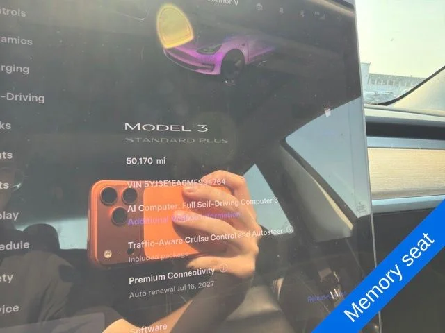 Used 2021 Deep Blue Metallic Tesla Standard Range Plus image 8