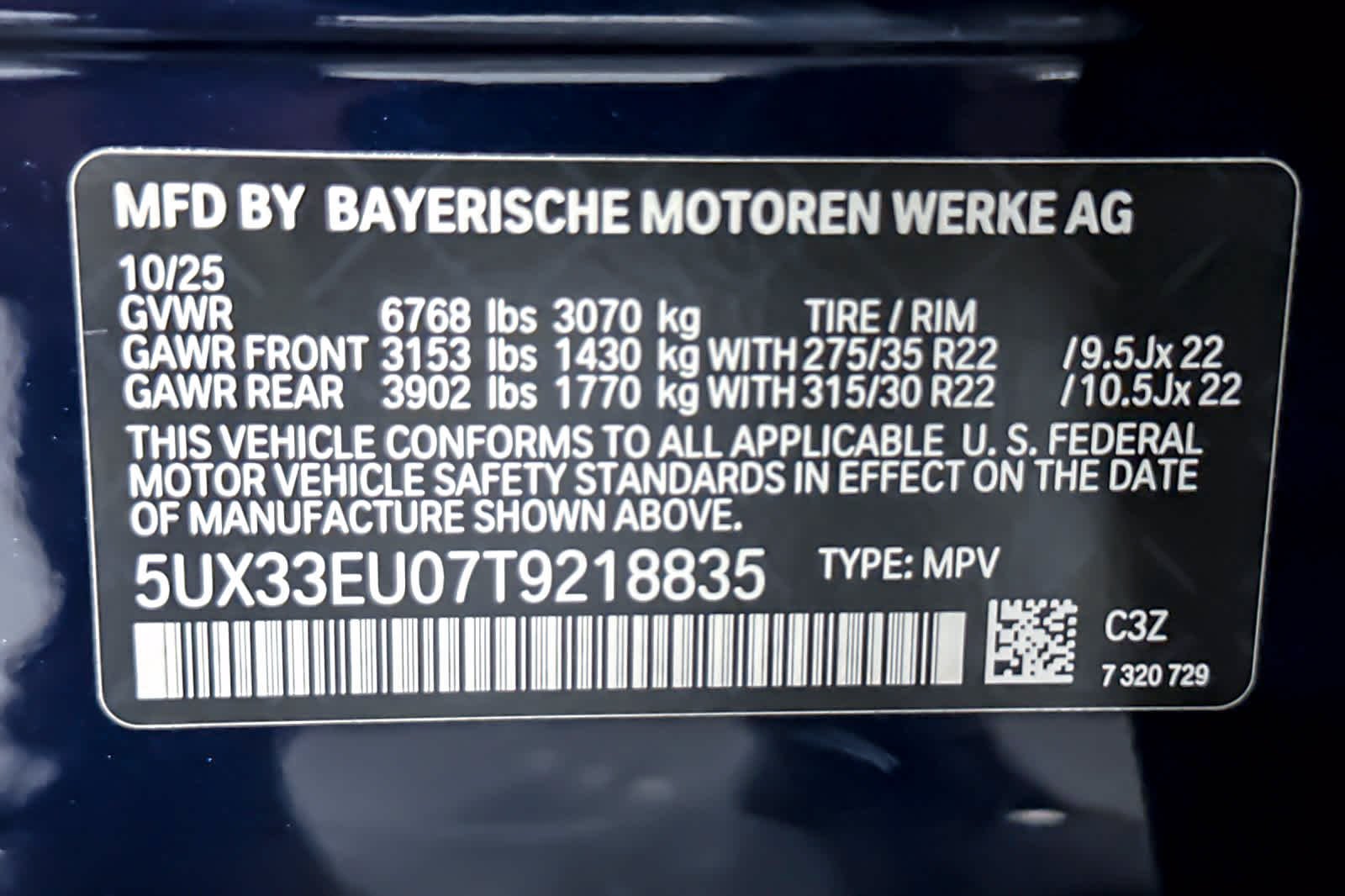 Used 2026 Tanzanite Blue II Metallic BMW M60i image 27