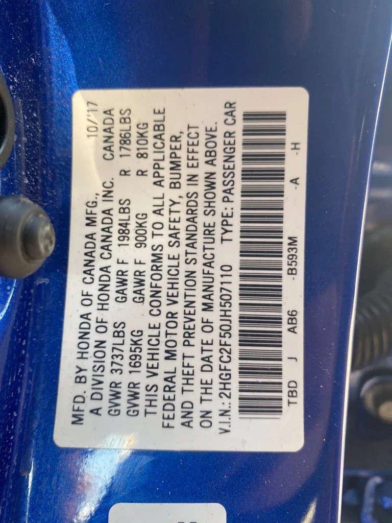 Used 2018 Blue Honda LX image 24
