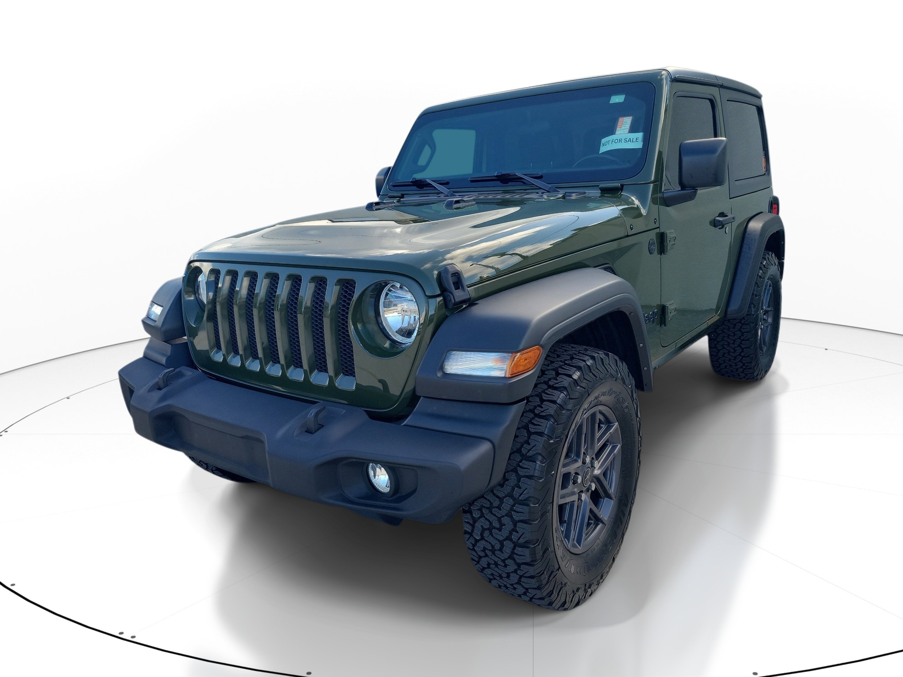 Used 2021 Sarge Green Clearcoat Jeep Sport S image 3