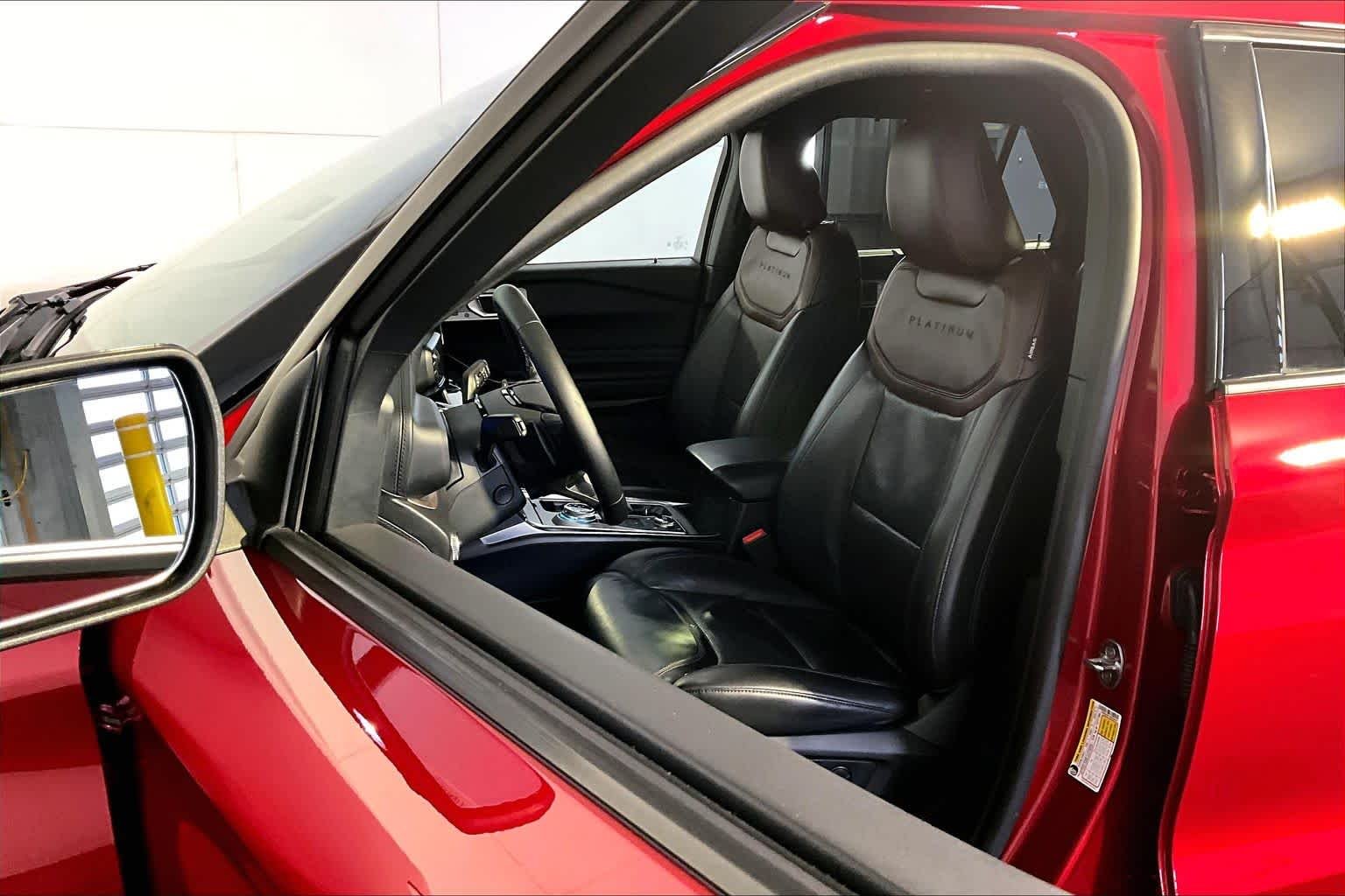 Used 2021 Rapid Red Metallic Tinted Clearcoat Ford Platinum image 15