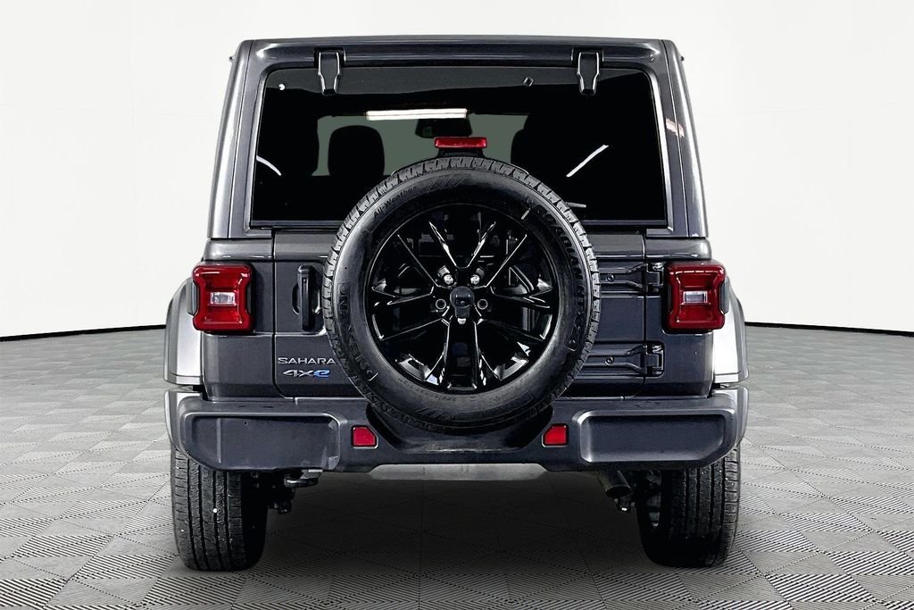 Used 2025 Black Jeep Sahara 4xe image 5