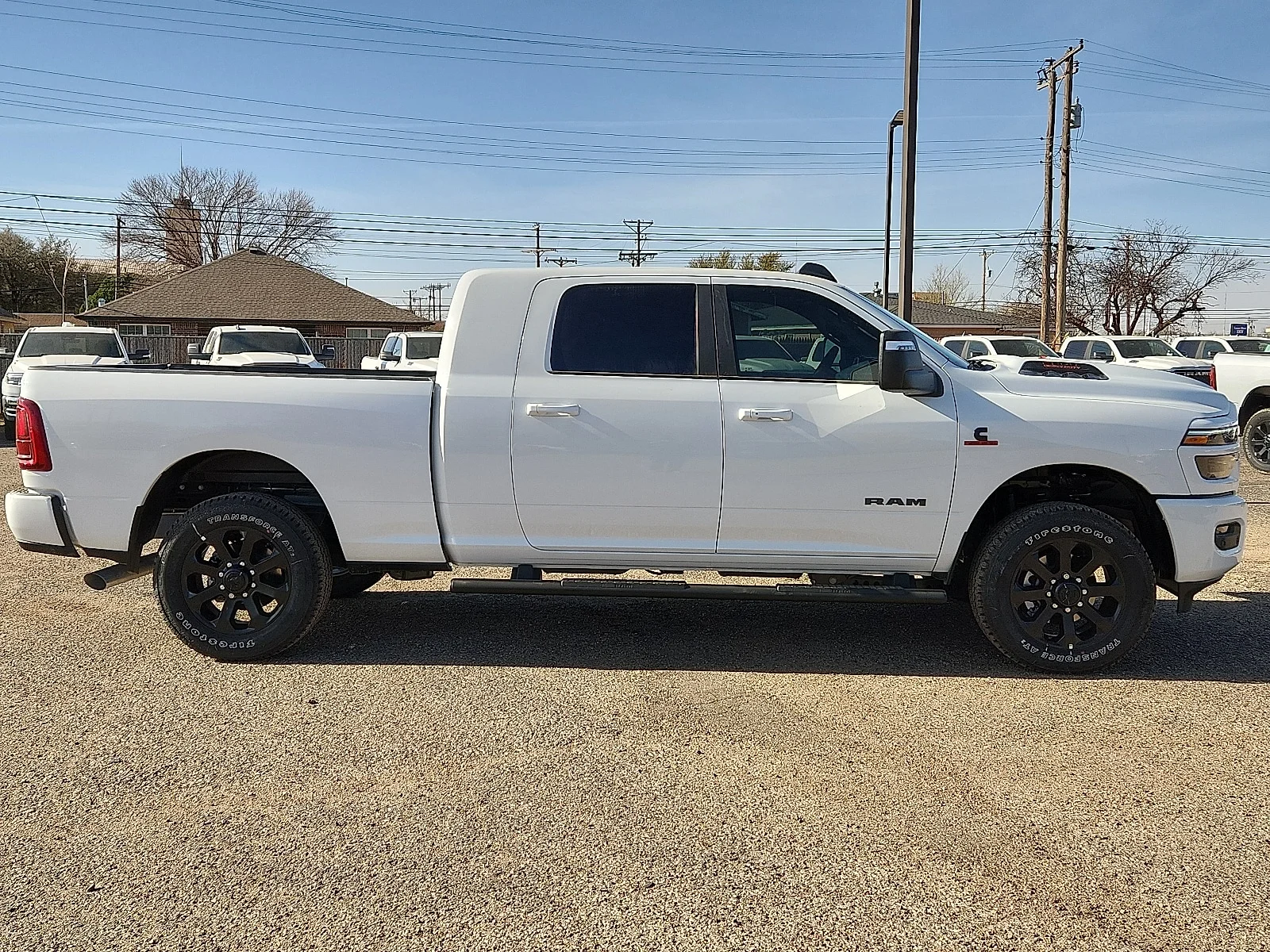 New 2026 White Ram LARAMIE MEGA CAB 4X4 6