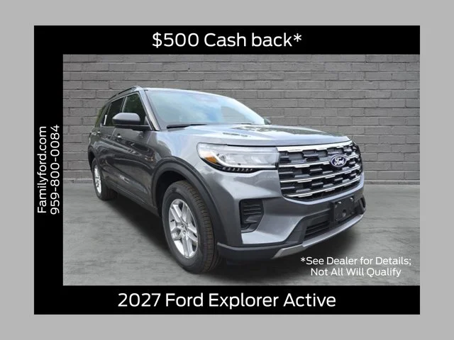 New 2027 Gray Ford 4DR 4WD ACTIVE image 1