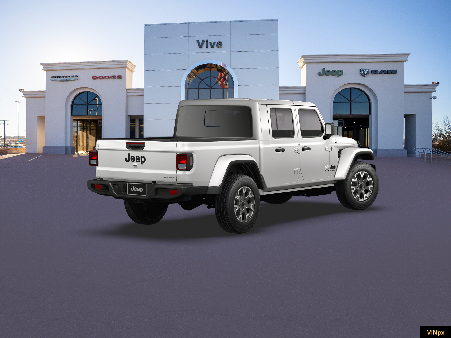 New 2026 Bright White Clearcoat Jeep Sahara image 7