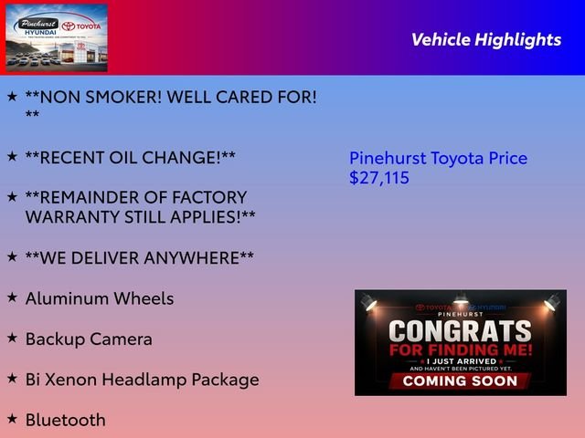 Used 2024 Black Toyota SE image 3