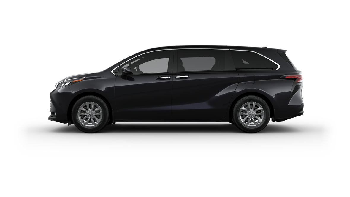 New 2025 Midnight Black Metallic Toyota XLE image 3