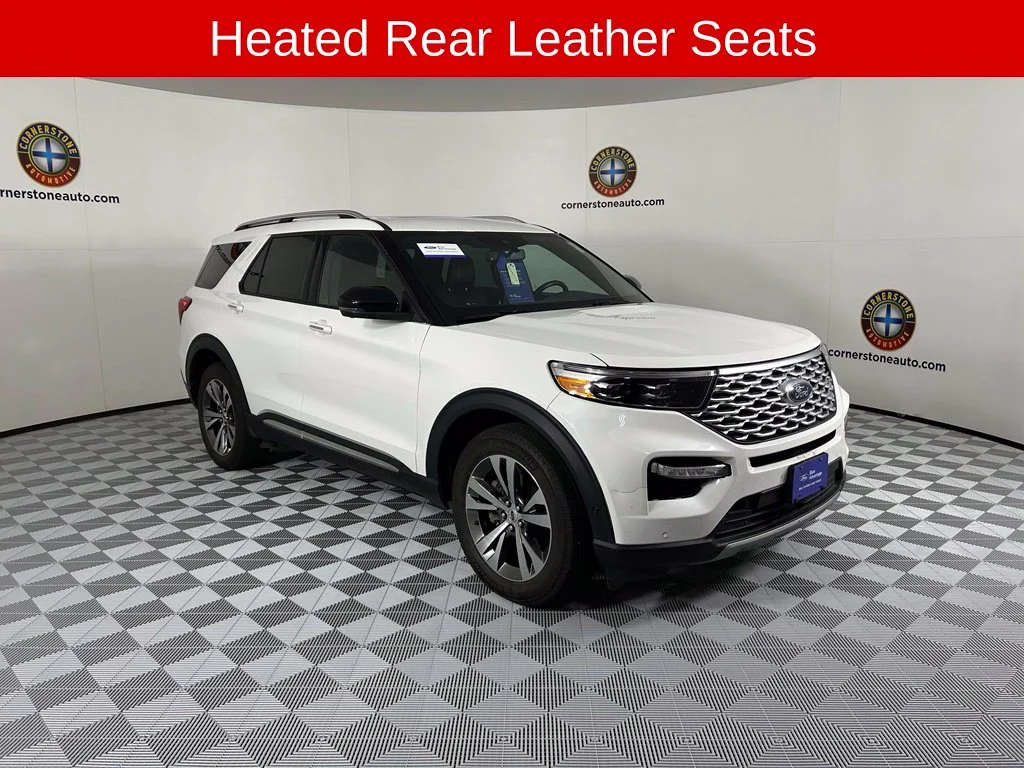 Used 2020 White Metallic Ford Platinum image 16