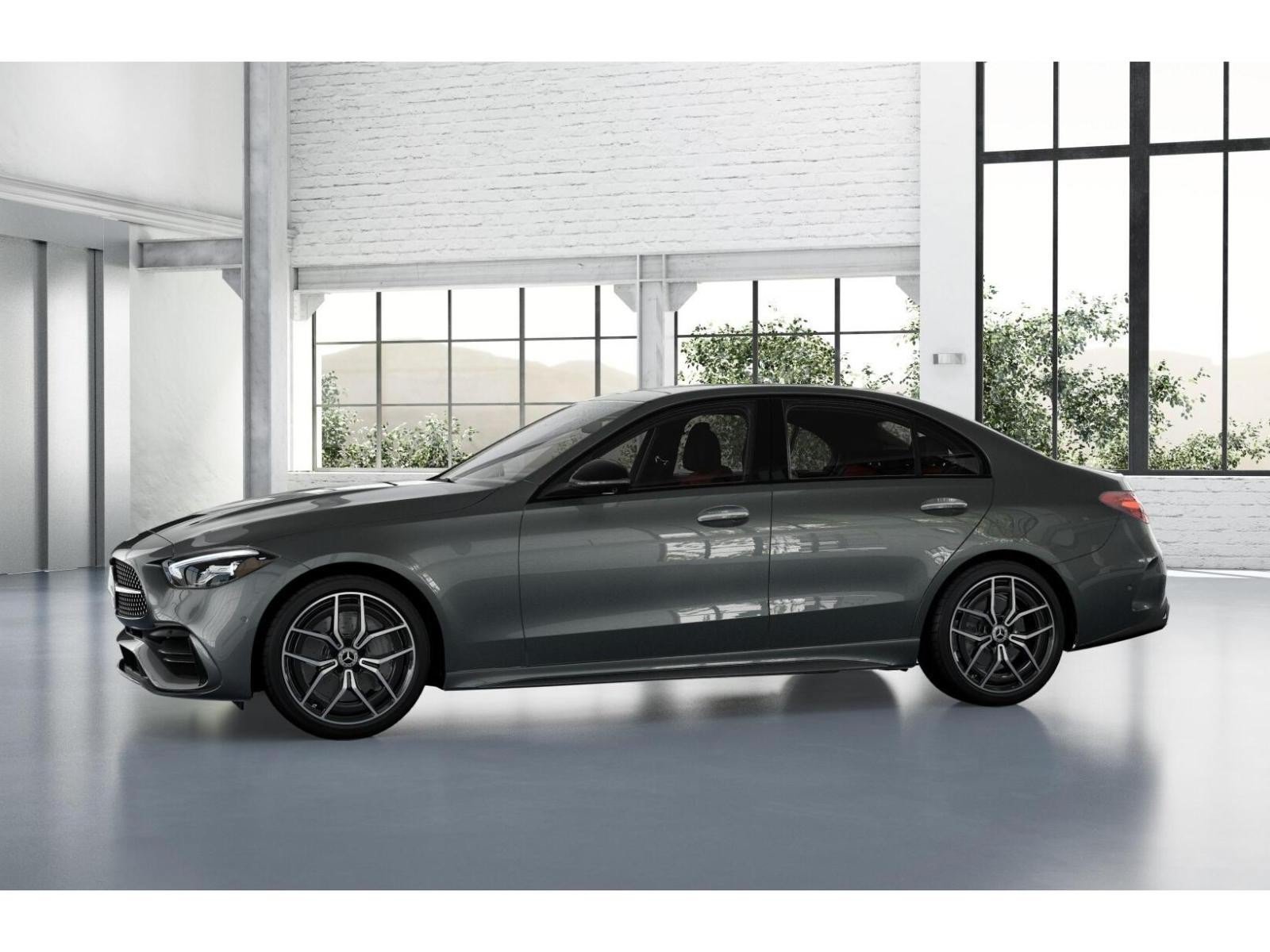 New 2026 Selenite Grey Metallic Mercedes-Benz C 300 4D Sedan image 37
