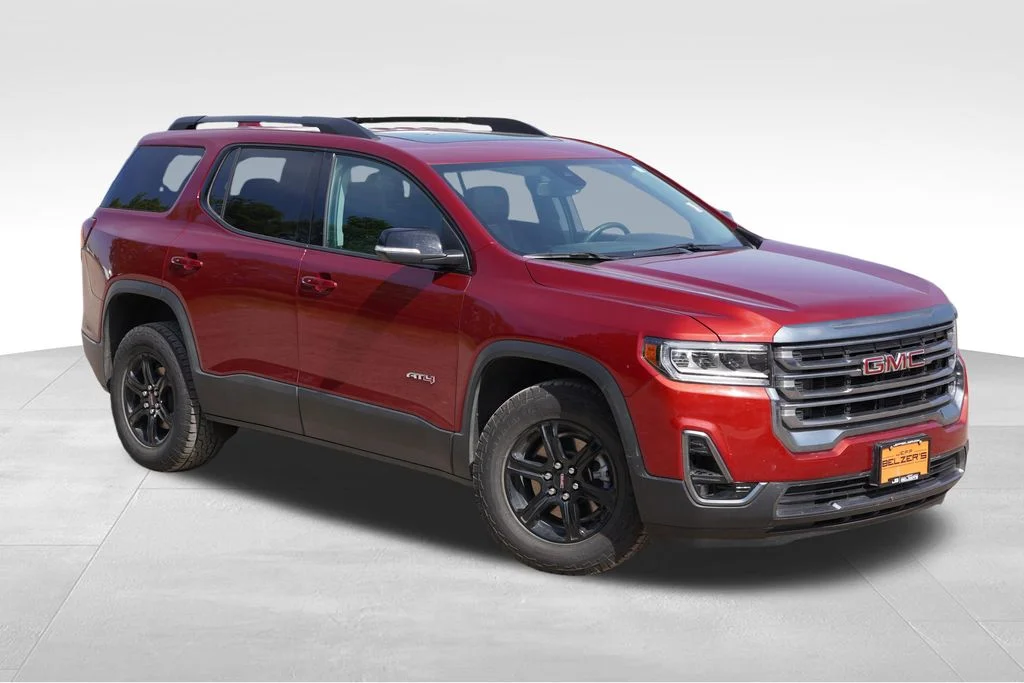 Used 2023 Volcanic Red GMC AT4 image 1