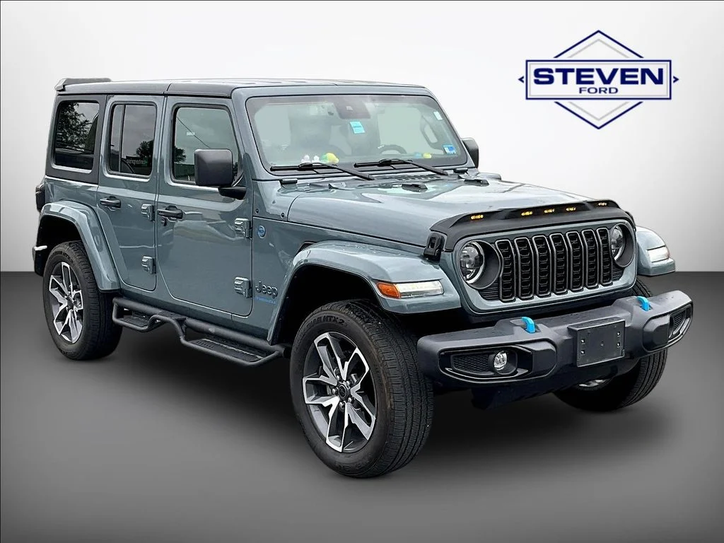 Certified Used 2024 Gray Jeep Sport S 4xe image 1