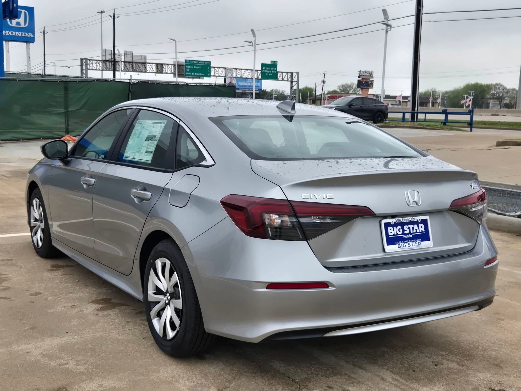 New 2026 Solar Silver Metallic Honda LX image 6