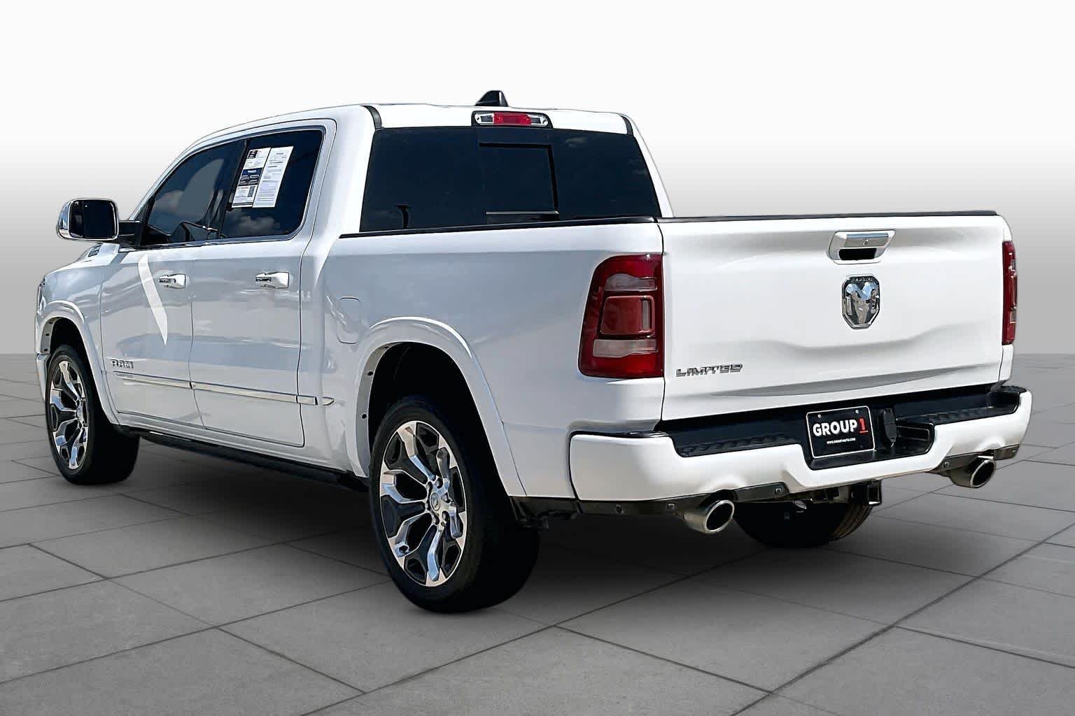 Used 2019 Ivory White Tri-Coat Pearlcoat Ram Limited image 11