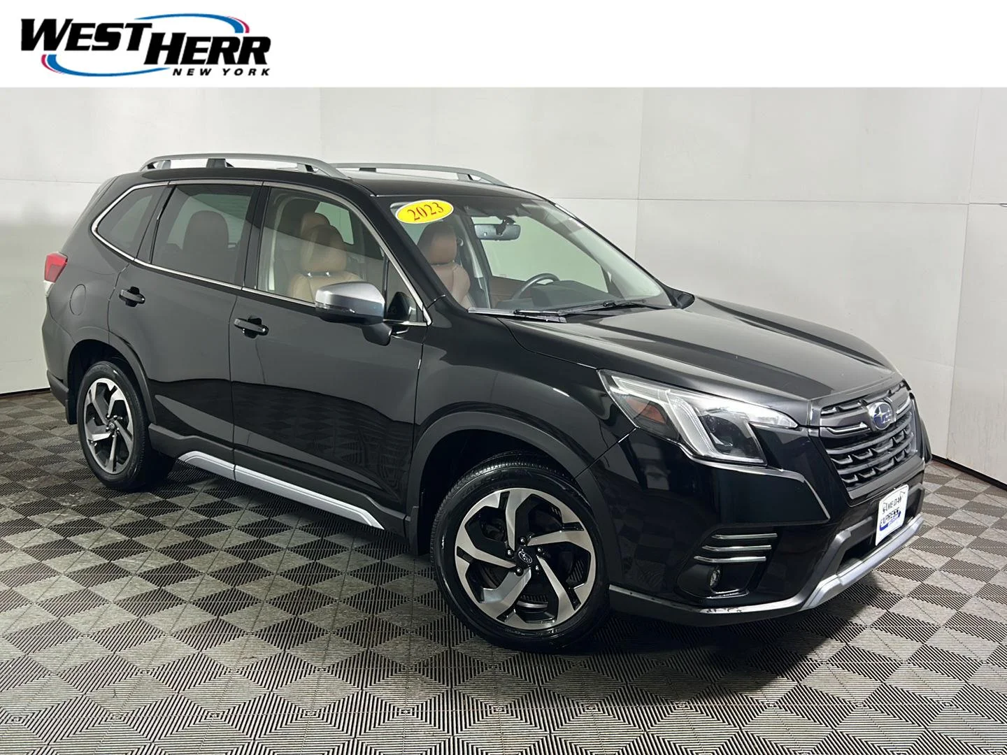 Used 2023 Crystal Black Silica Subaru Touring image 1