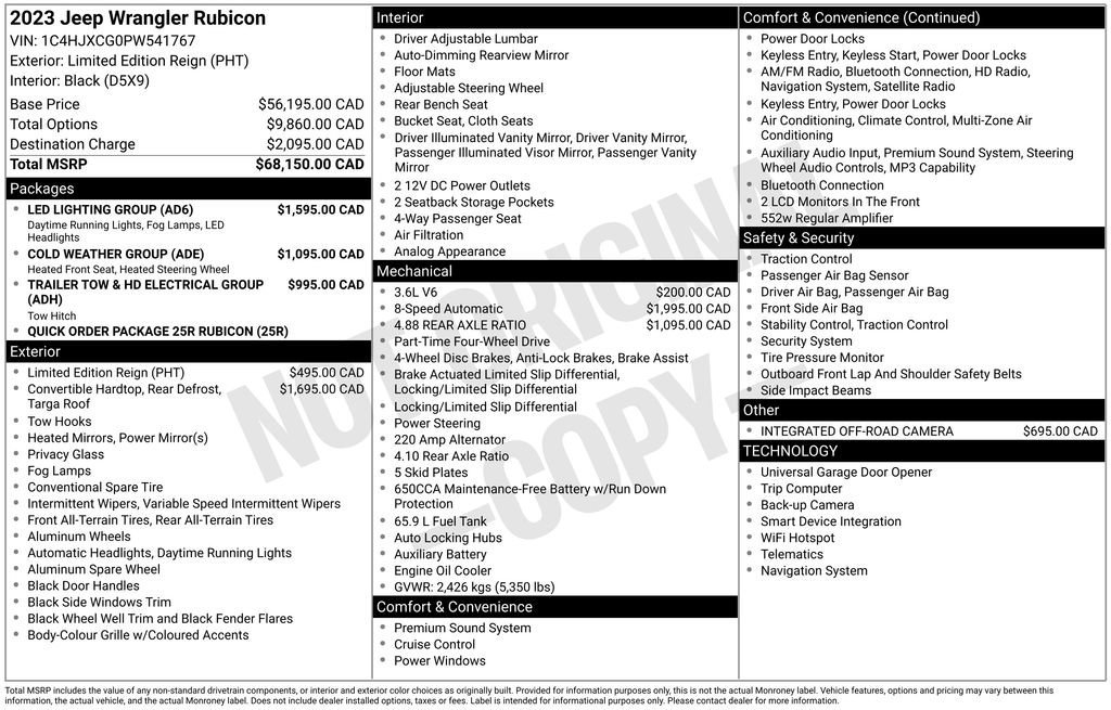Used 2023 Purple Jeep Rubicon image 40