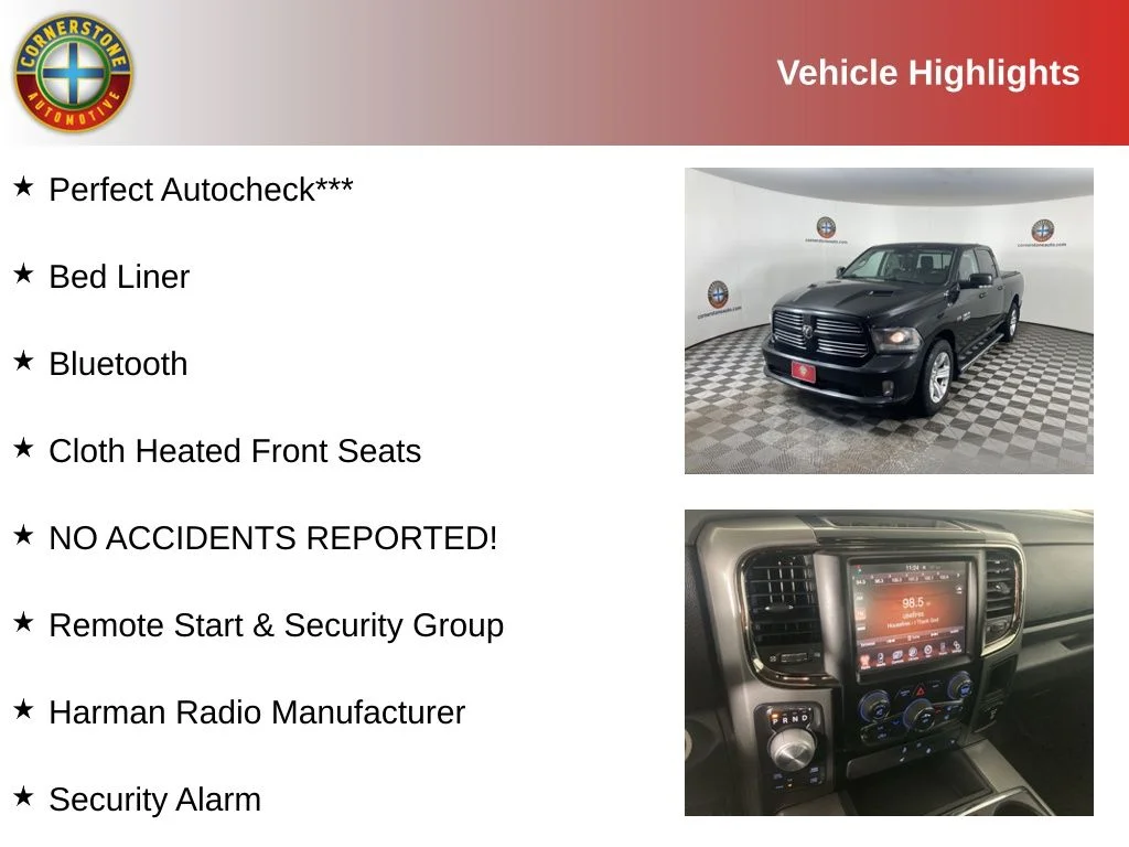 Used 2015 RAM Ram 1500 Sport with VIN 1C6RR7UT1FS681851 for sale in Elk River, Minnesota