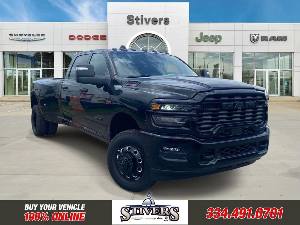 New 2026 Diamond Black Crystal Pearl-Coat Exterior Paint RAM Big Horn image 1