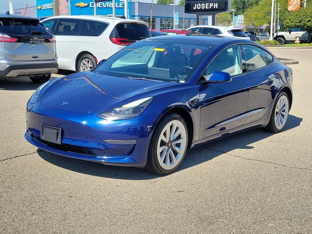 Used 2022 Tesla Model 3 Long Range with VIN 5YJ3E1EB1NF288649 for sale in Cincinnati, OH