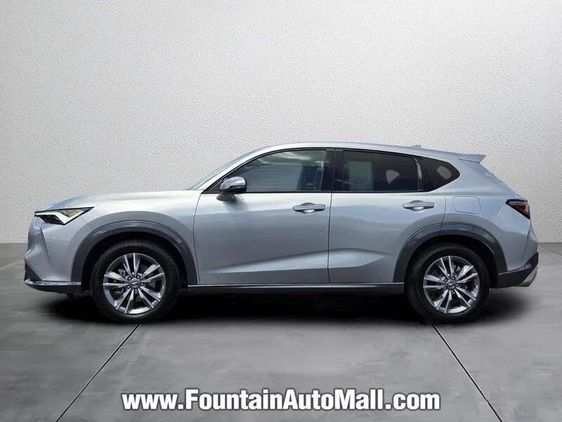 Used 2025 Solar Silver Metallic Acura FWD image 2