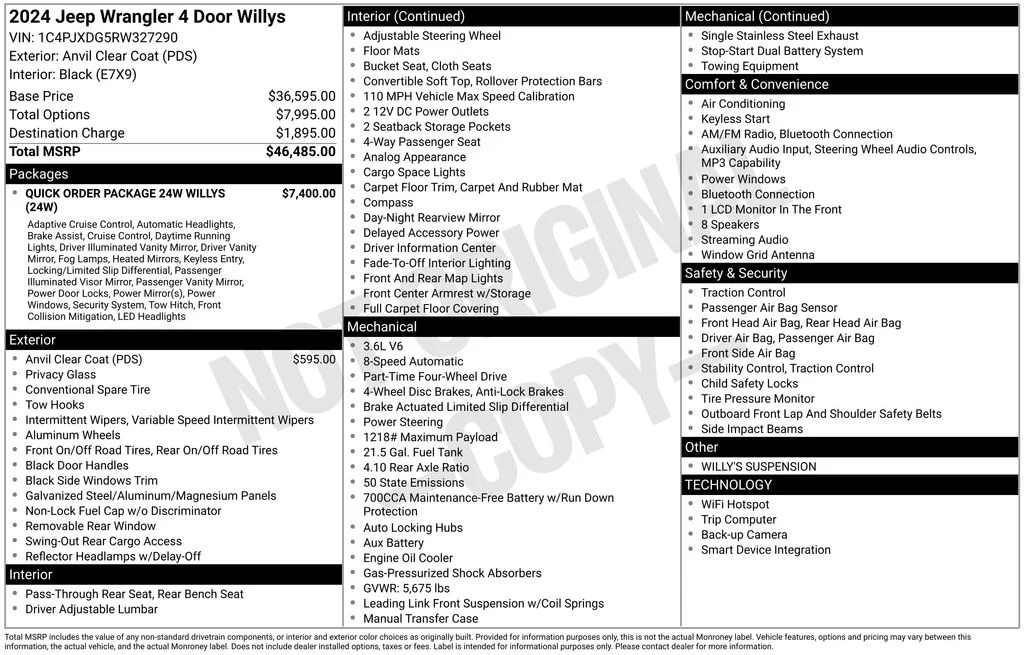 Used 2024 Gray Jeep Willys image 26