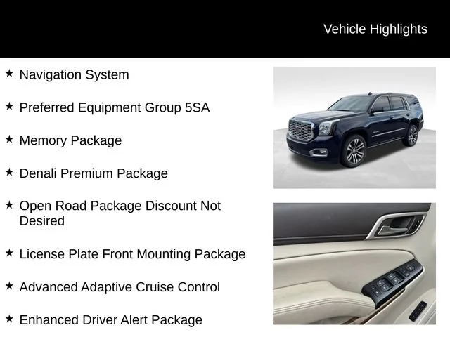 Used 2020 DARK SAPPHIRE BLUE METALLIC GMC Denali image 8