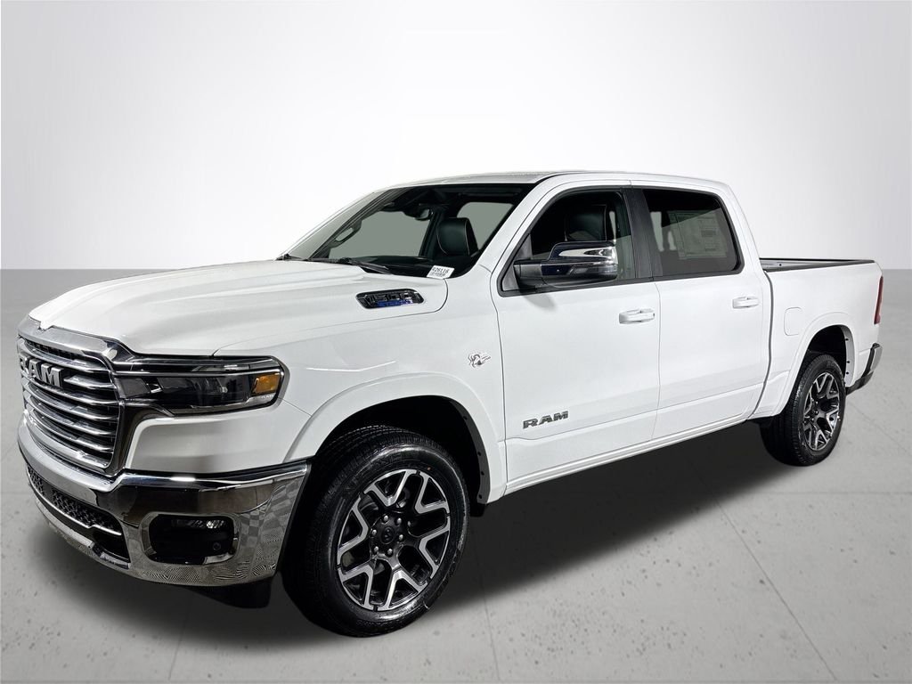 New 2026 Bright White Clear-Coat Exterior Paint RAM Laramie image 2