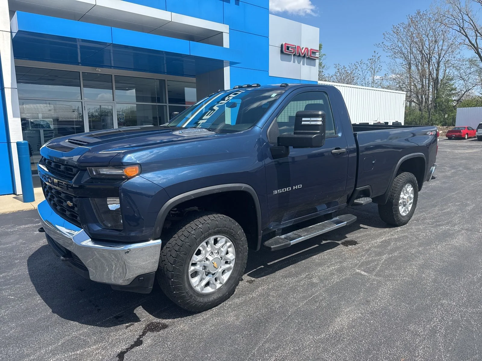 Used 2021 Blue Chevrolet Work Truck image 2