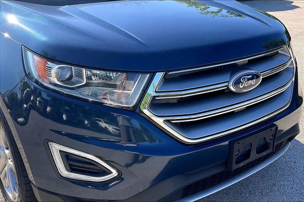 Used 2017 Blue Ford Titanium image 30