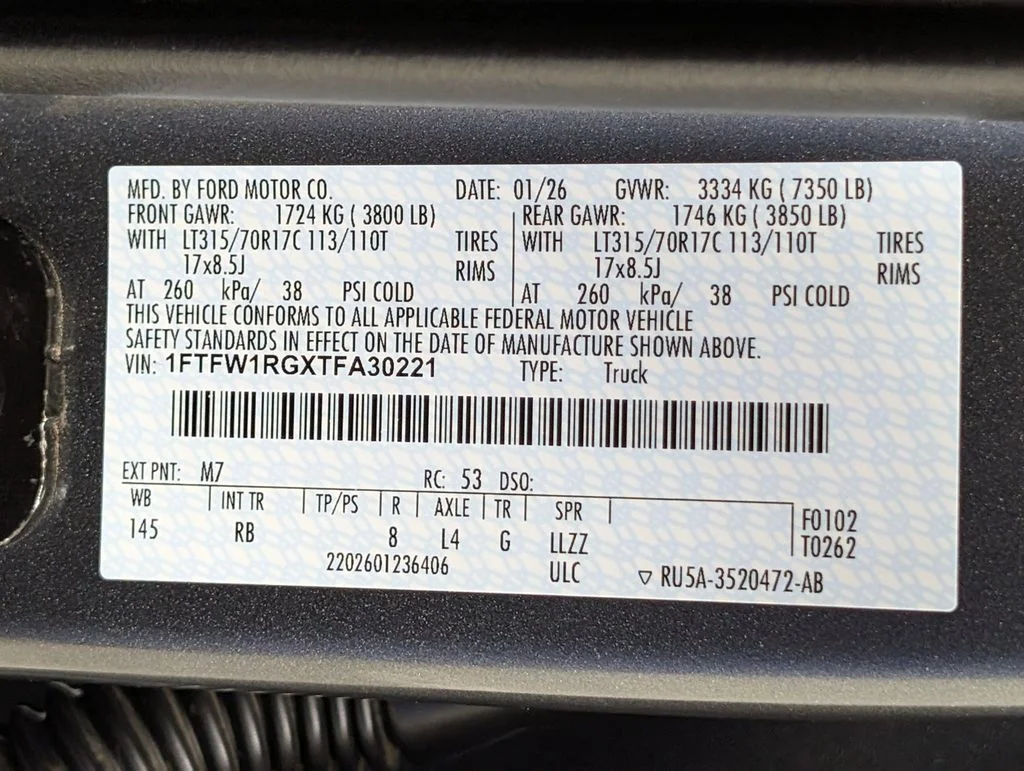 Certified Used 2026 Carbonized Gray Metallic Ford Raptor image 34
