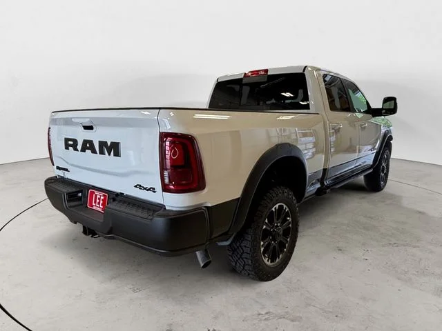 New 2026 Bright White Ram REBEL CREW CAB 4X4 6