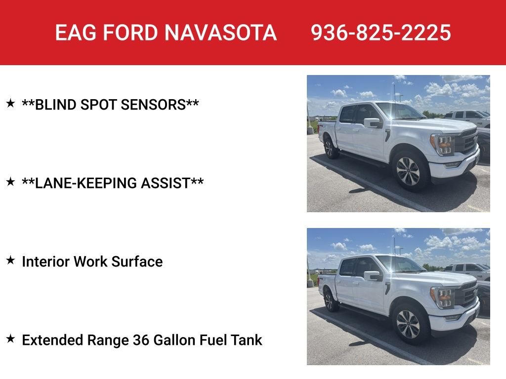 Used 2022 Oxford White Ford Lariat image 3