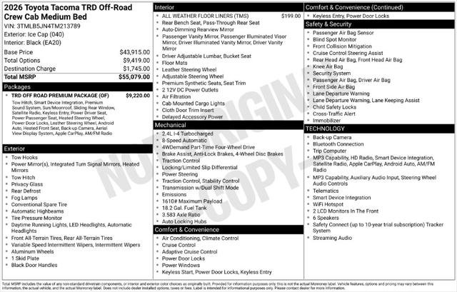 Certified Used 2026 ICE CAP Toyota  image 6