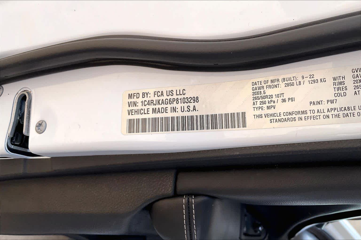 Used 2023 Bright White Clearcoat Jeep Altitude image 33