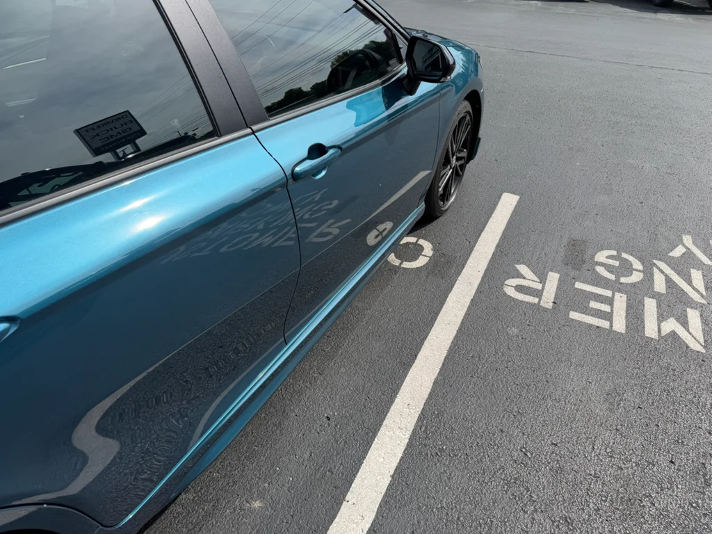 Used 2025 Blue Toyota XSE image 5