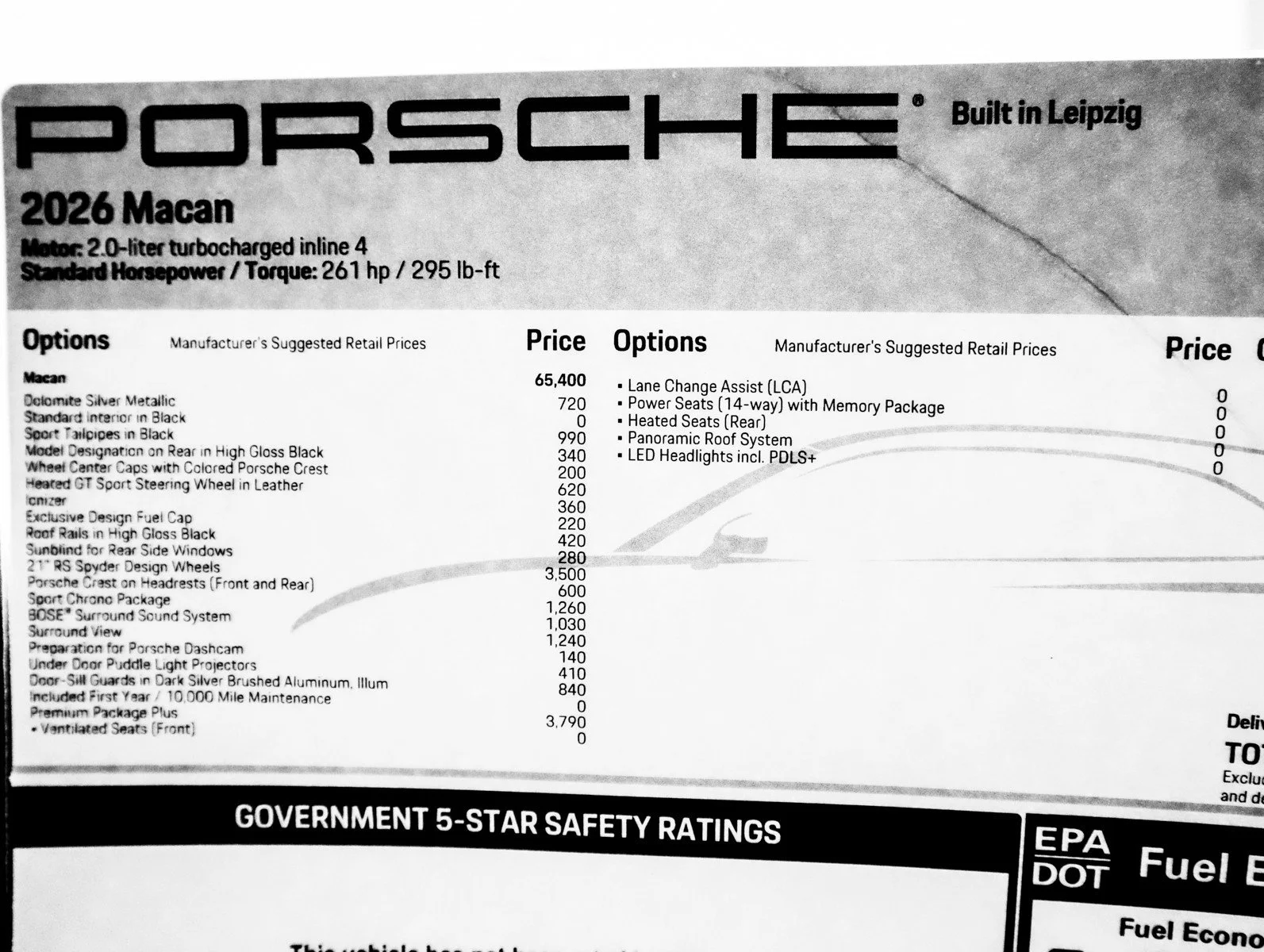 New 2026 Dolomite Silver Metallic Porsche  image 30