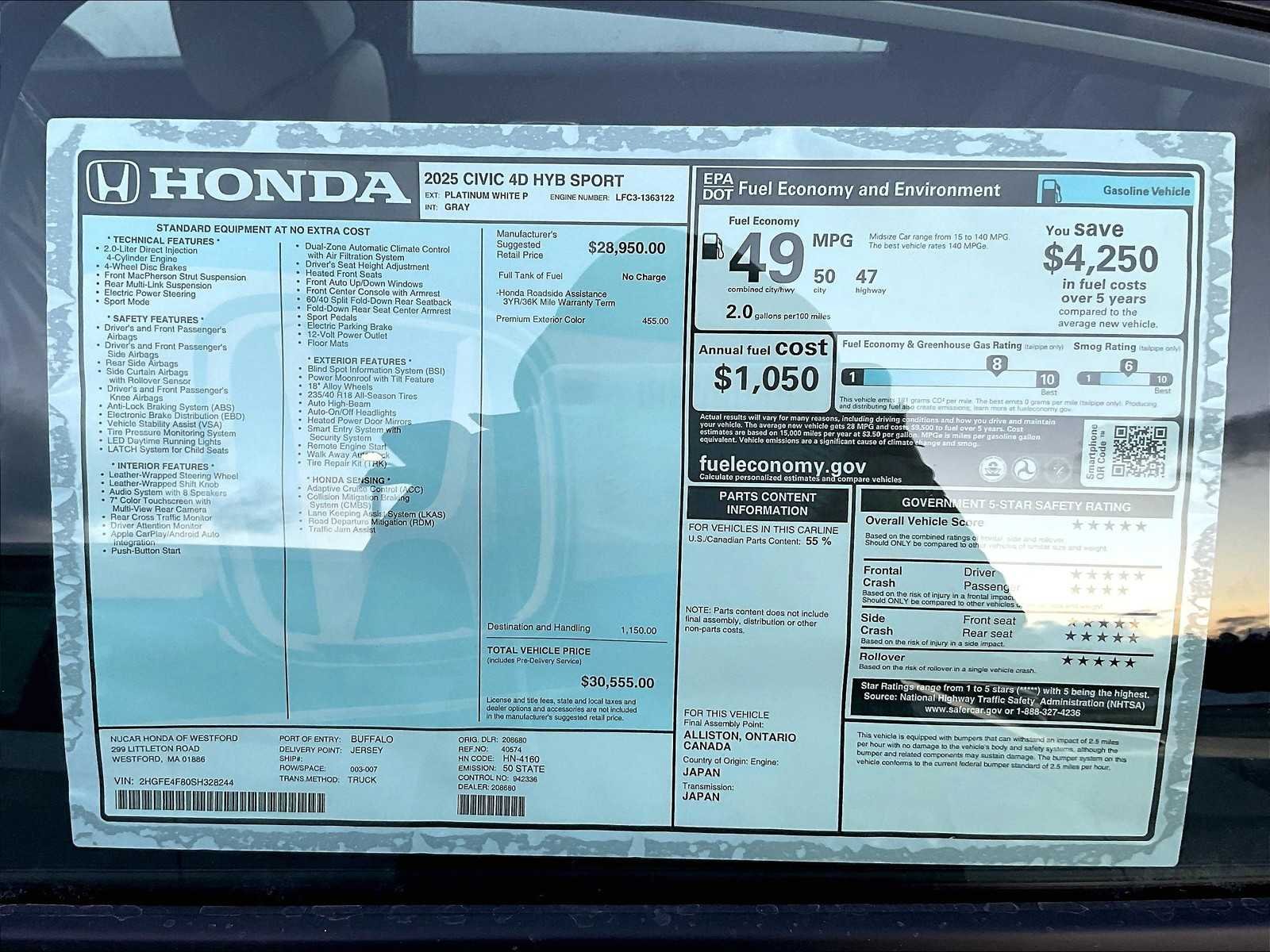 2025 Honda Civic Sport - Photo 17