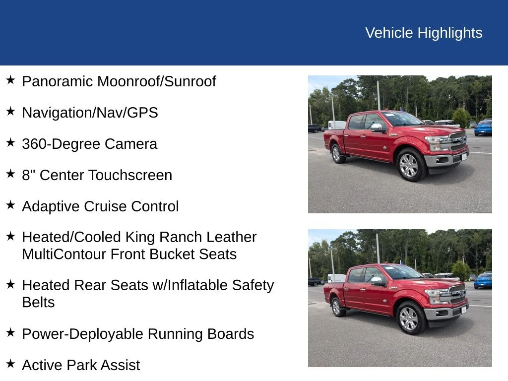 Certified Used 2020 Rapid Red Metallic Tinted Clearcoat Ford King Ranch image 29