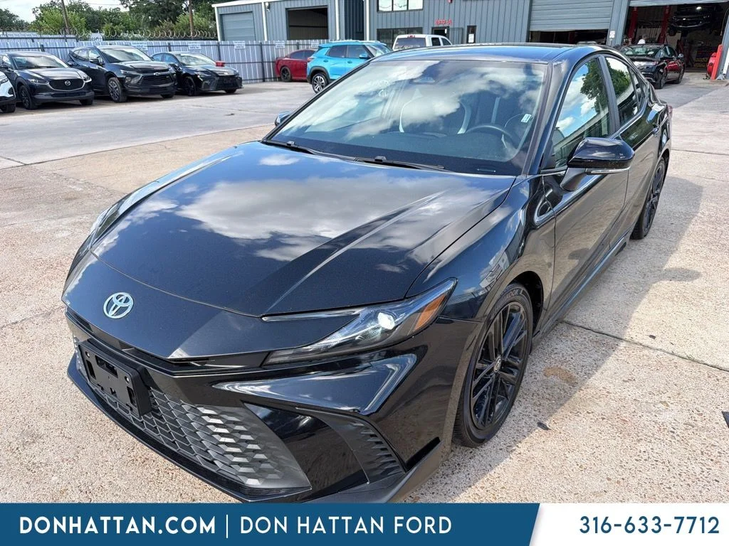 Used 2025 Black Toyota SE image 1