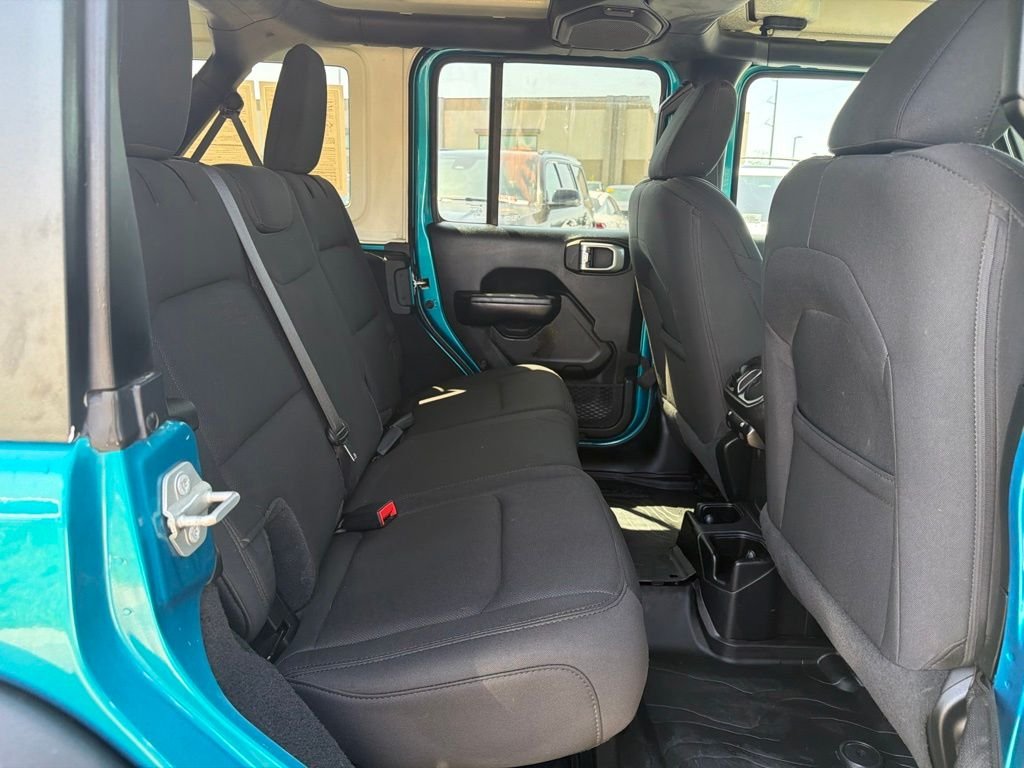 Used 2020 Teal Jeep Unlimited Sport S image 20