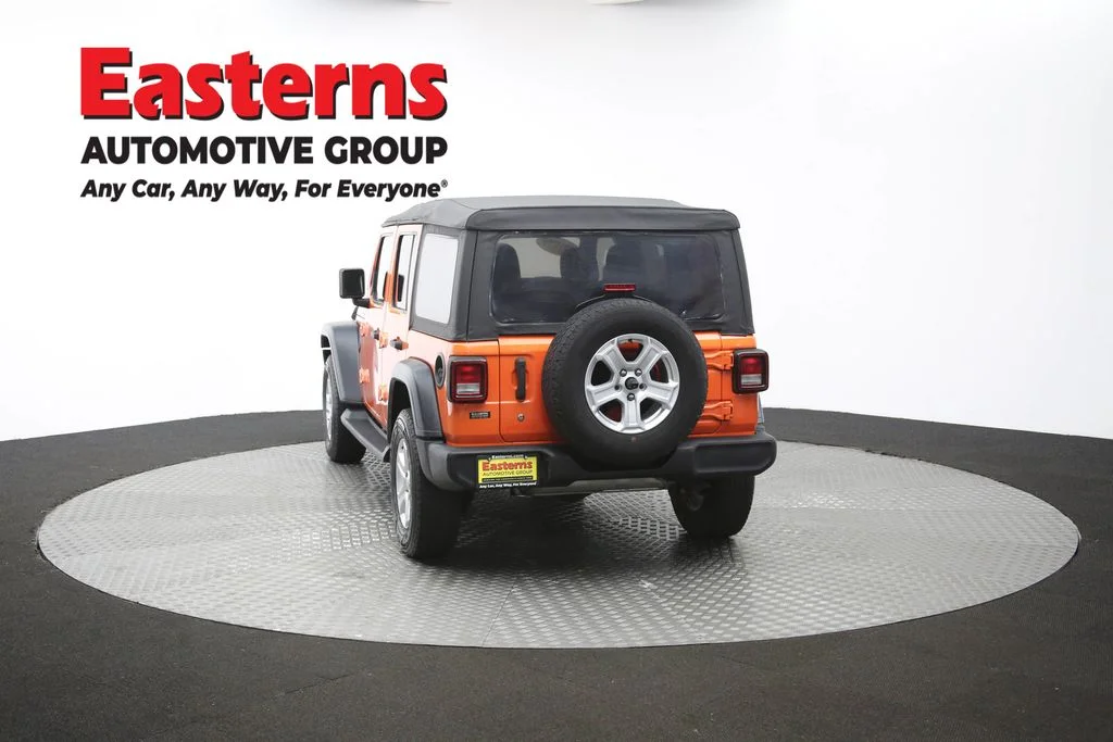 Used 2018 Orange Jeep Unlimited Sport S image 34