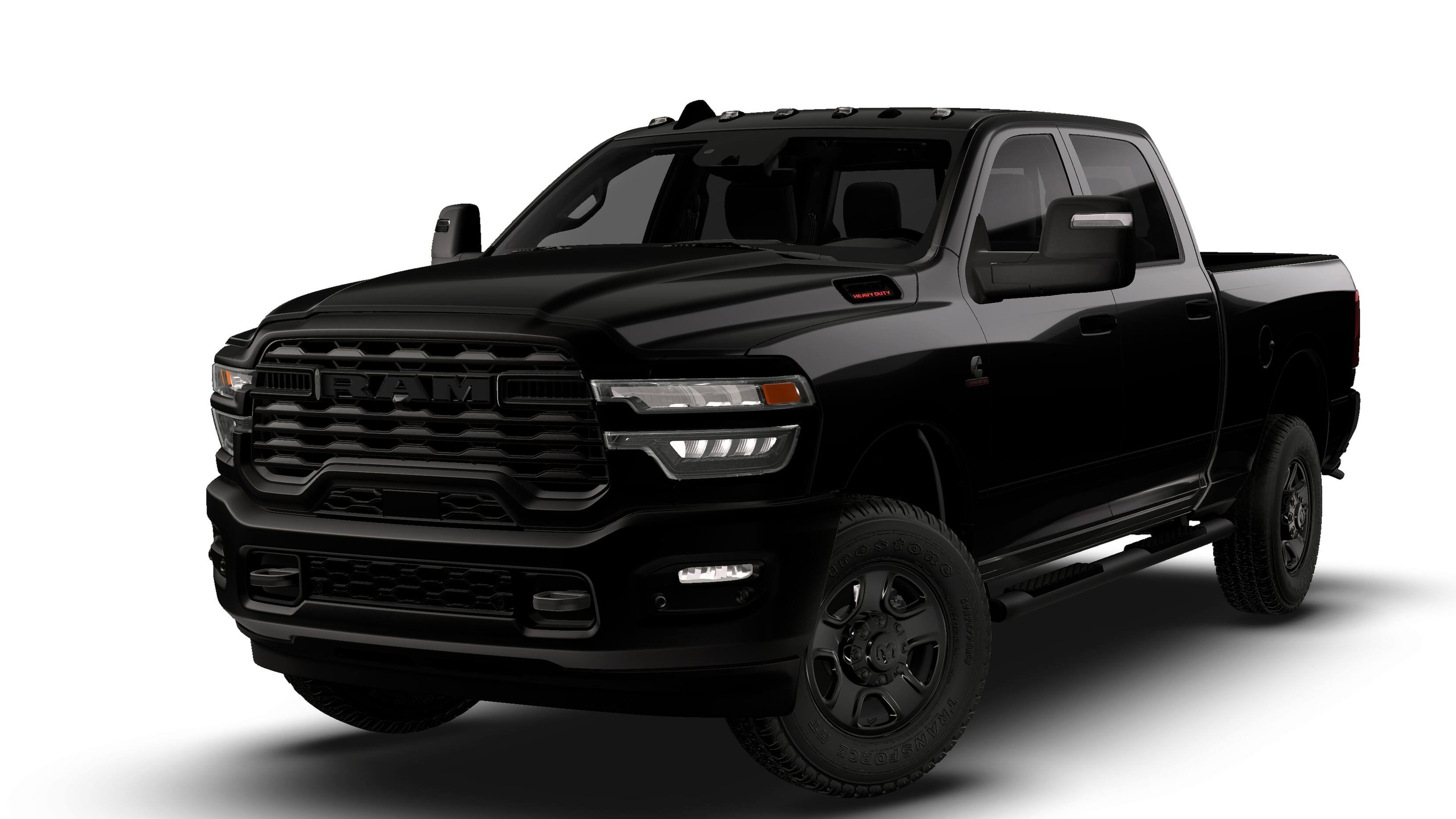 New 2027 Diamond Black Crystal Pearl-Coat Exterior Paint RAM TRADESMAN image 13