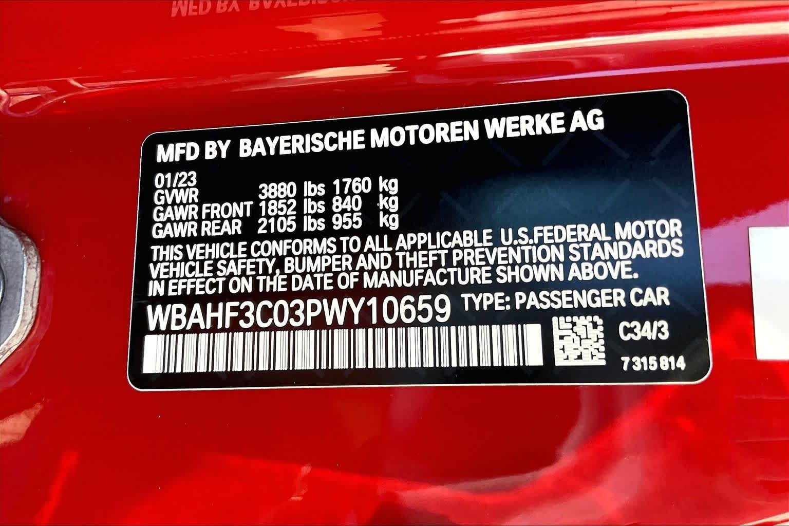 Used 2023 San Francisco Red Metallic BMW sDrive30i image 42